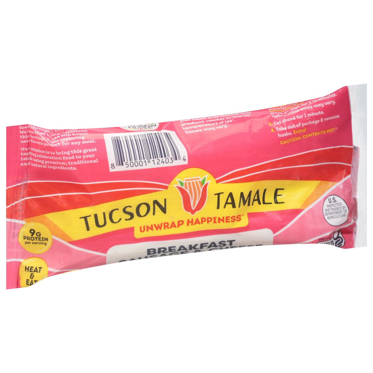 slide 7 of 11, Tuscon Tamale Breakfast Sausage & Cheese Tamale 5 oz, 5 oz