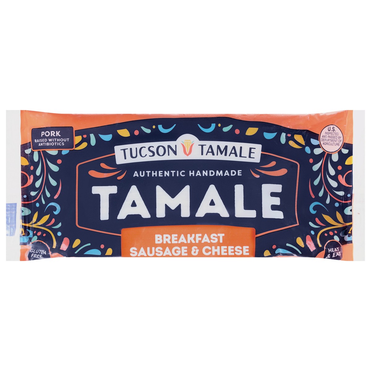 slide 1 of 11, Tuscon Tamale Breakfast Sausage & Cheese Tamale 5 oz, 5 oz