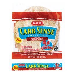 H-E-B Carb Sense Whole Wheat Tortillas