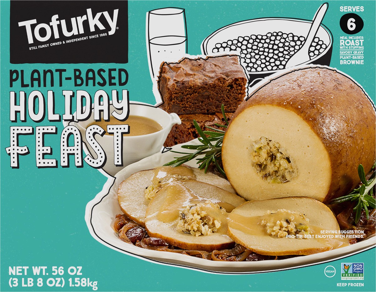 slide 4 of 10, Tofurky Feast, 56 oz