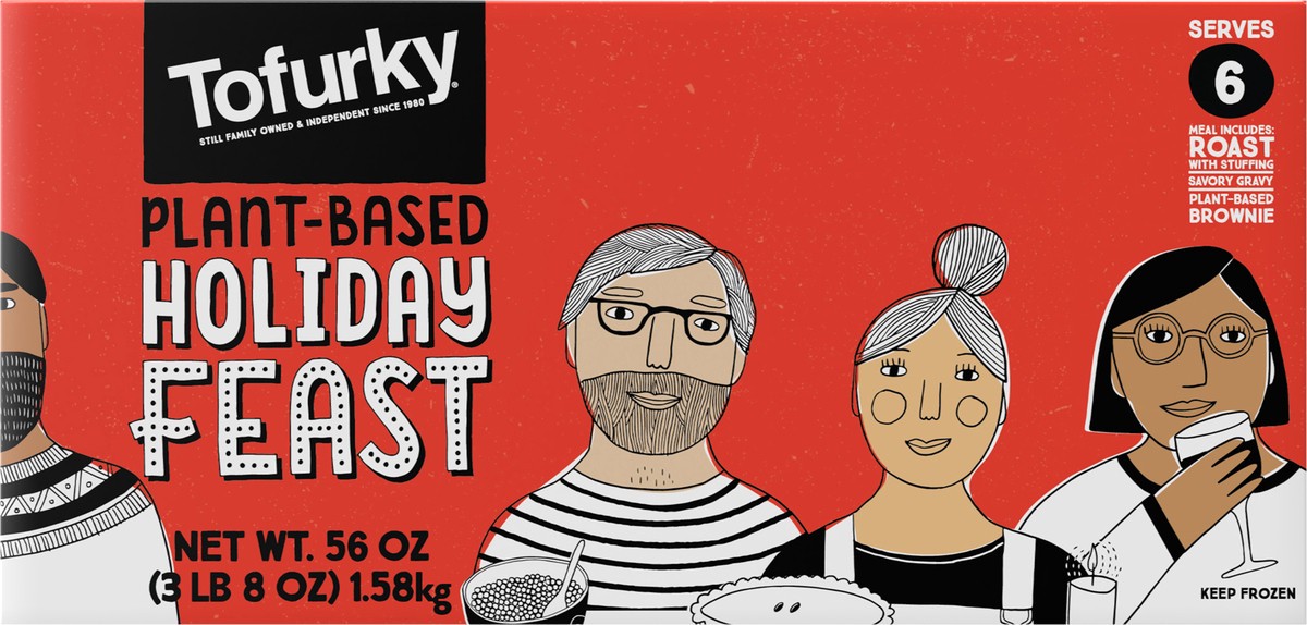 slide 6 of 10, Tofurky Feast, 56 oz