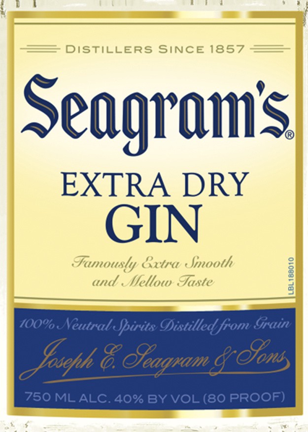 slide 6 of 8, Seagrams Gin Seagrams Extra Dry Gin 750mL Plastic Bottle, 750 ml