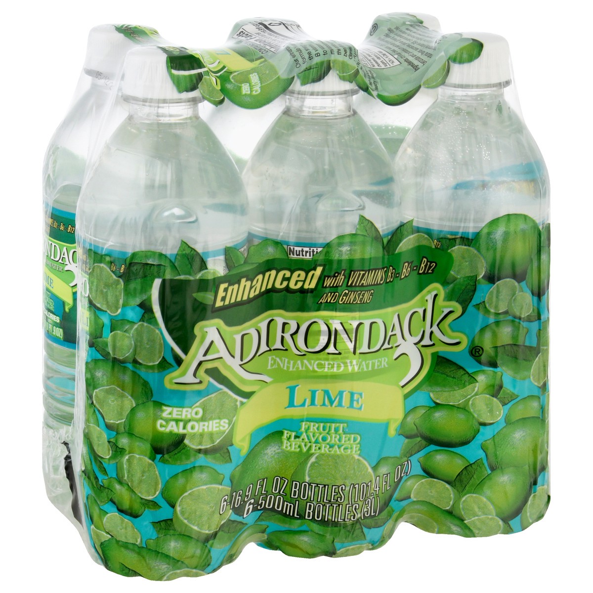 slide 3 of 13, Adirondack Lime Enhanced Water - 6 ct, 6 ct