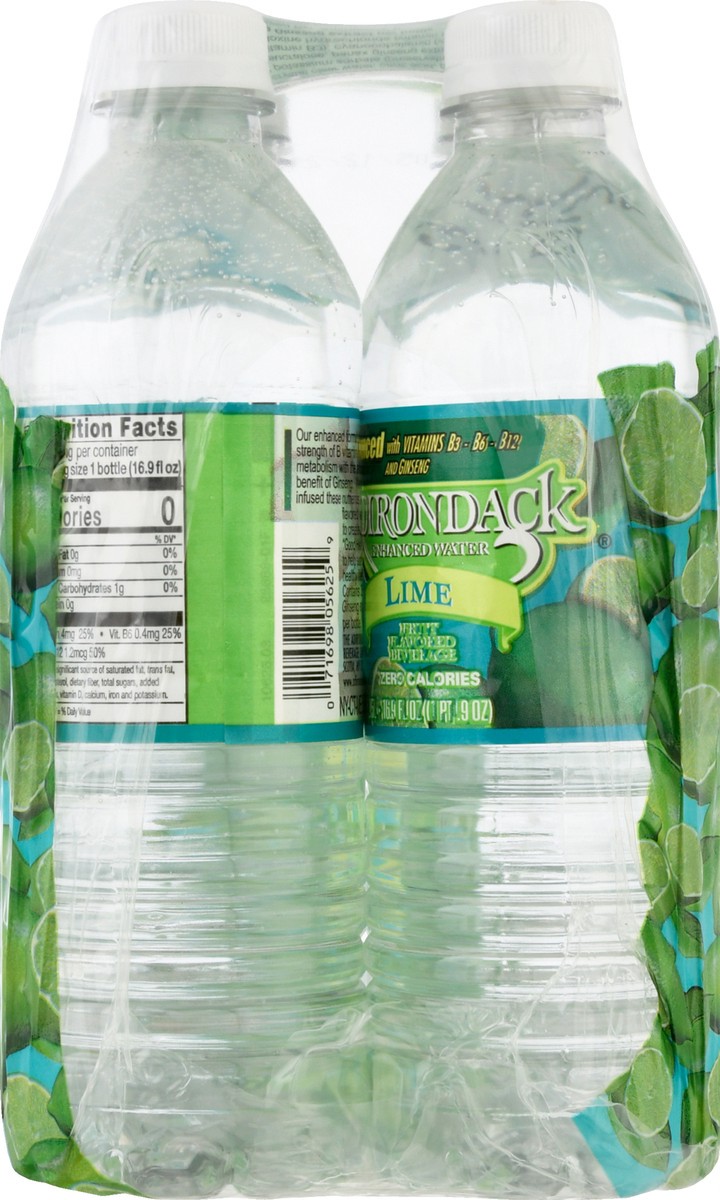 slide 8 of 13, Adirondack Lime Enhanced Water - 6 ct, 6 ct