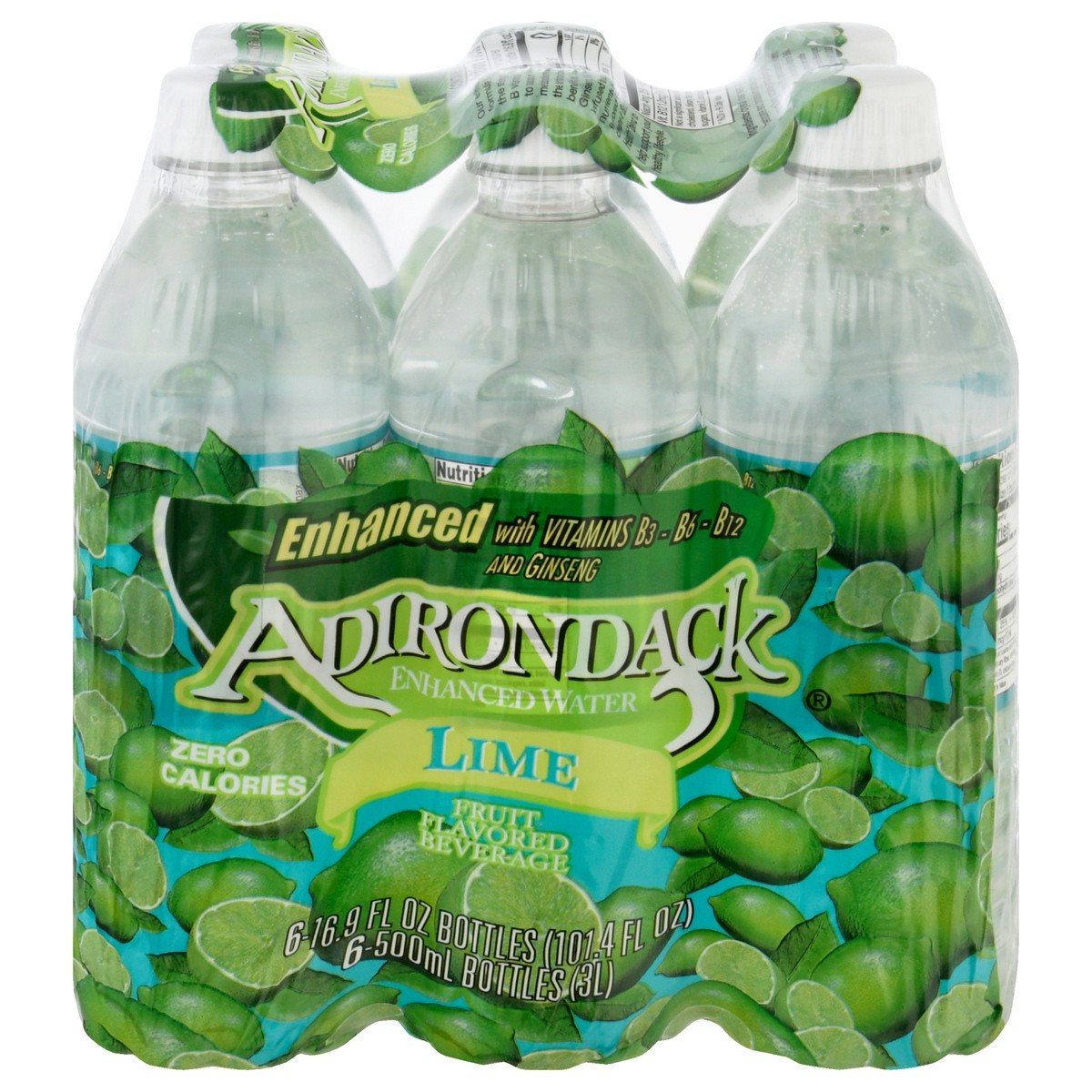 slide 9 of 13, Adirondack Lime Enhanced Water - 6 ct, 6 ct
