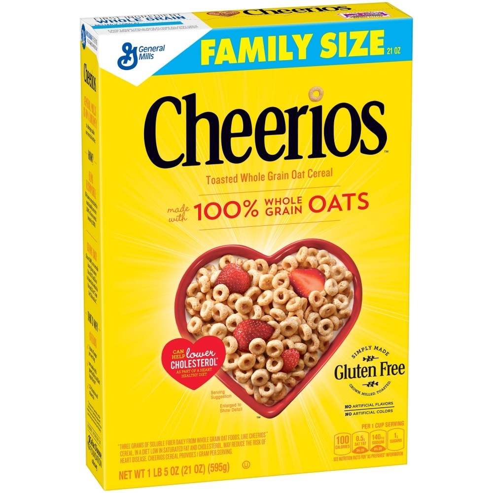 slide 1 of 1, Cheerios Cereal 21 oz, 21 oz