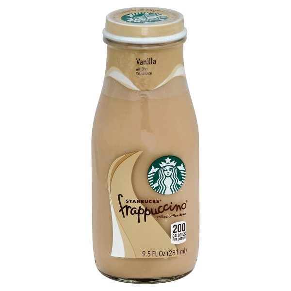 slide 1 of 4, Starbucks Frappuccino Coffee Drink, Chilled, Vanilla Light - 9.5 fl oz, 9.5 fl oz