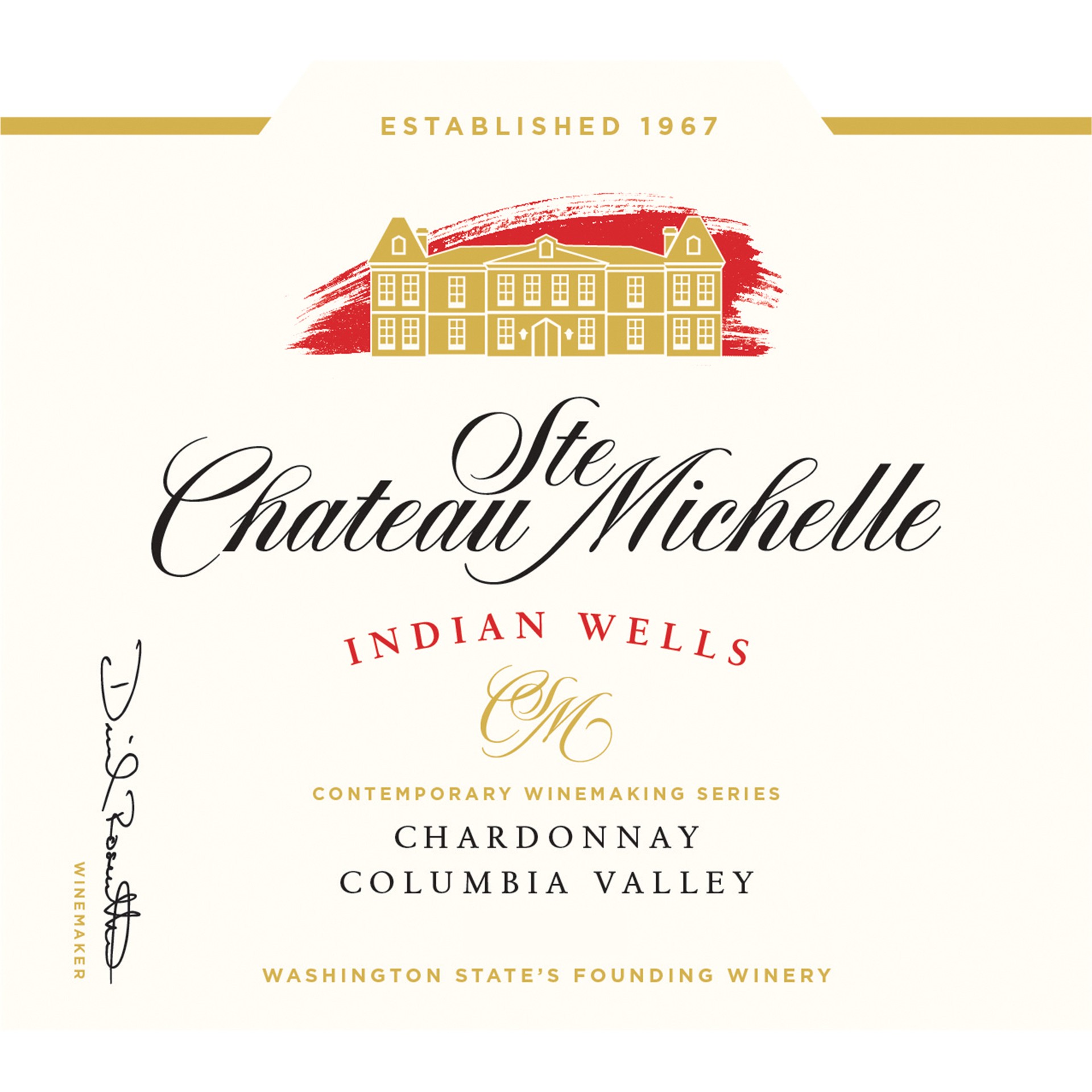 slide 2 of 9, Chateau Ste. Michelle Indian Wells Chardonnay, White Wine, 750 mL Bottle, 750 ml