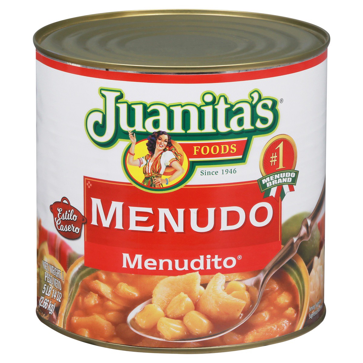 slide 1 of 4, Juanita's Original Menudo, Canned Menudo, 94 oz, 2.66 kg