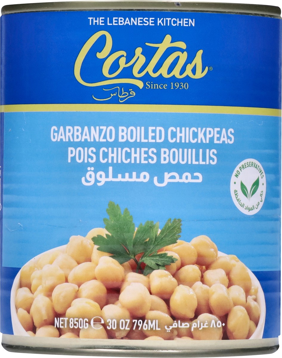 slide 4 of 13, Cortas Garbanzo Boiled Chickpeas 850 g, 30 oz