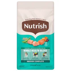 Rachael Ray Nutrish Indoor Complete Chicken, Lentils & Salmon Recipe Dry Cat Food, 6 lb. Bag (Rachael Ray)
