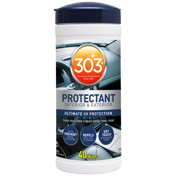 slide 1 of 1, 303 Automotive Protectant Wipes, 40 ct