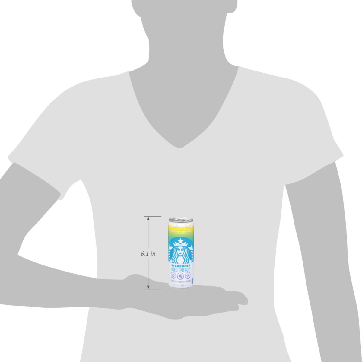 slide 7 of 14, Starbucks Iced Energy Zero Sugar Sparkling Energy Drink Blueberry Lemonade 12 Fl Oz, 12 fl oz