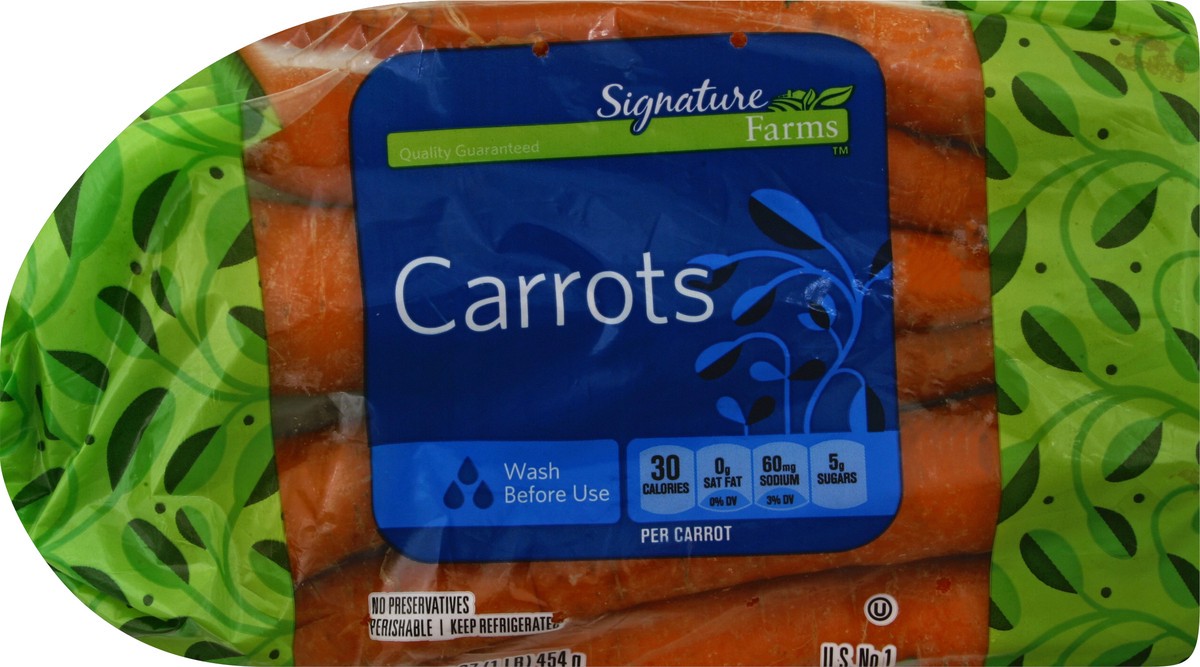 slide 5 of 6, Signature Carrots 16 oz, 16 oz