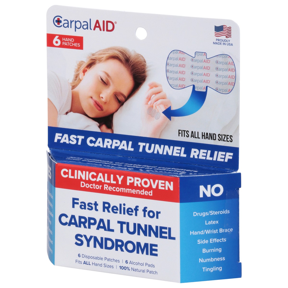 slide 3 of 9, Carpal Aid Hand Patches 1 ea, 1 ct