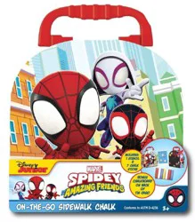 Spiderman And Friends Chalk Tin Set In Carry Case