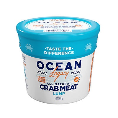 slide 1 of 1, Ocean Legacy All Natural Lump Crab Meat, 8 oz