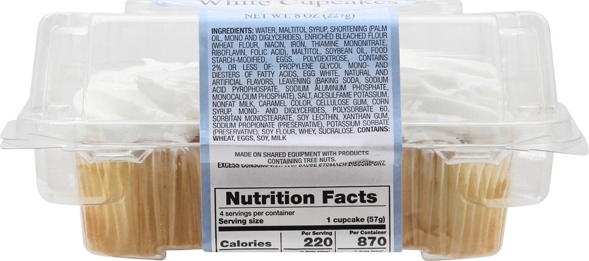 slide 13 of 13, Ann Marie's Sugar Free White Iced Cupcakes 8 oz, 8 oz
