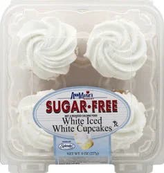 Ann Marie's Sugar Free White Iced Cupcakes 8 oz