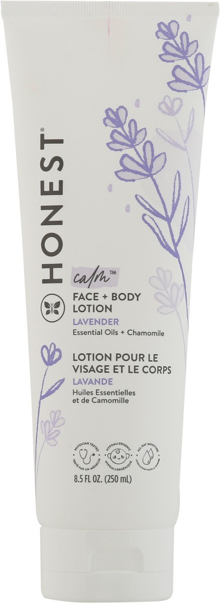 slide 7 of 9, Honest Calm Lavender Face + Body Lotion 8.5 fl oz, 8.5 fl oz