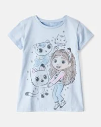 Carter's Toddler Gabby's Dollhouse Short-Sleeve Graphic Tee - Blue Blue 5T