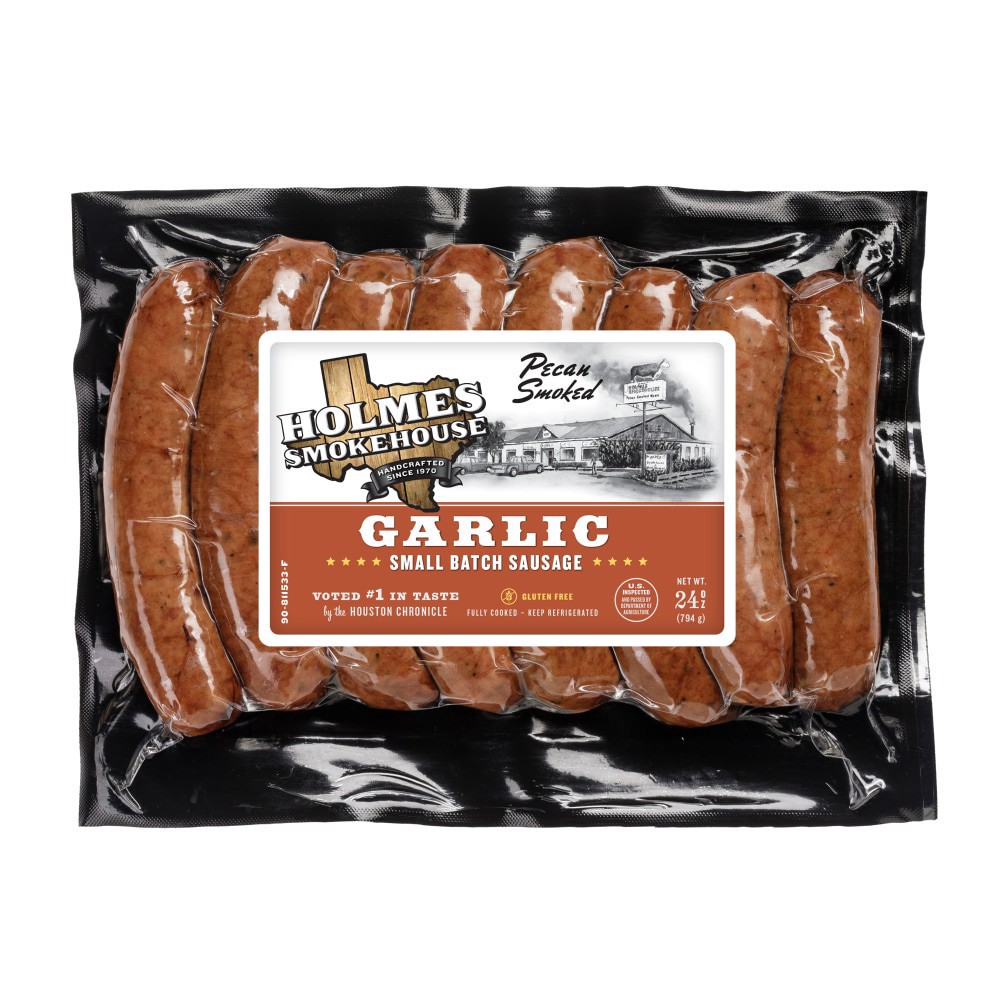 slide 2 of 2, Holmes Fp Garlic Links, 24 oz