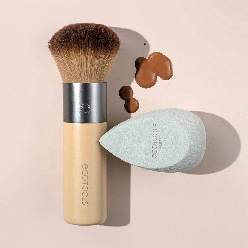 slide 4 of 9, EcoTools Blend & Blur Duo Makeup Blending Sponge, 1 ct