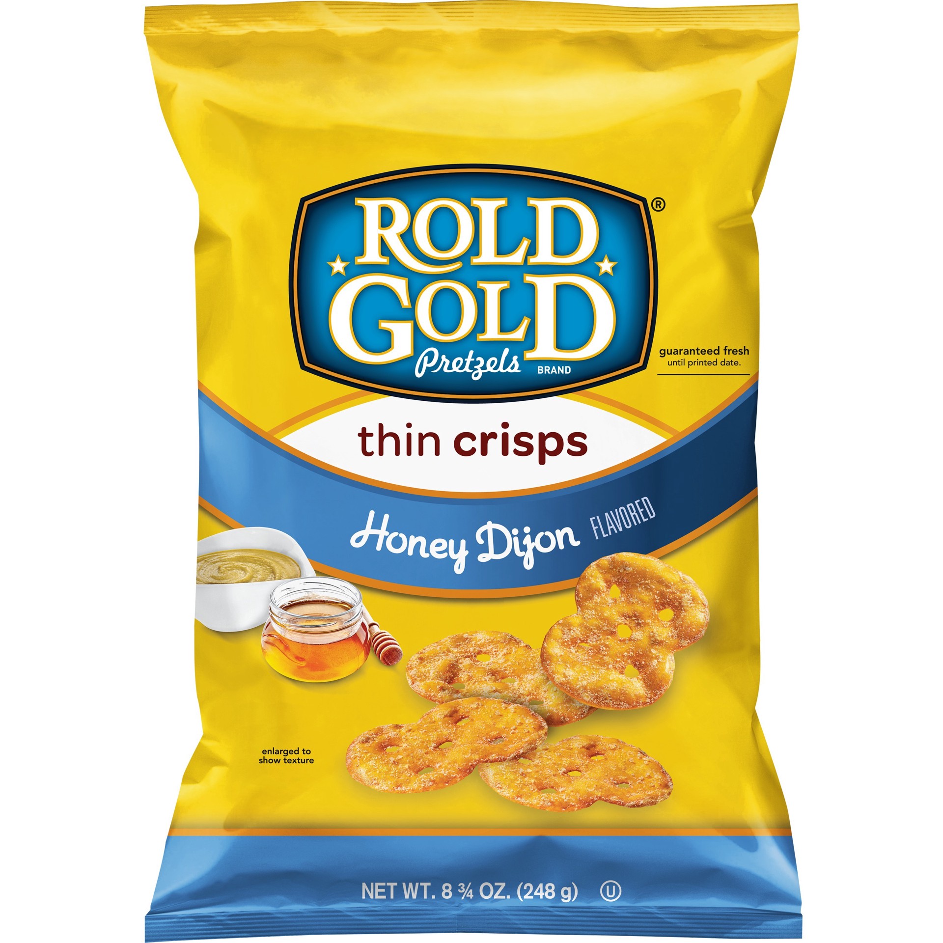 slide 1 of 9, Rold Gold Thin Crisps Pretzels Honey Dijon Flavored 8.75 Oz, 8.75 oz