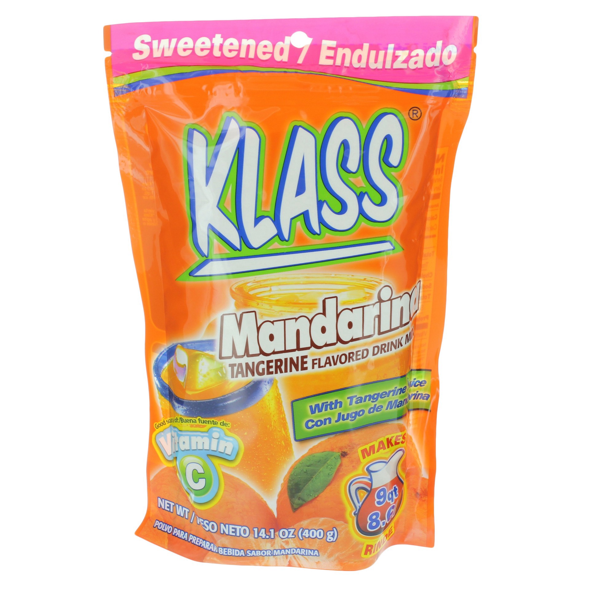 slide 1 of 1, Klass Mandarina Tangerine Flavored Mix - 14.1 oz, 14.1 oz