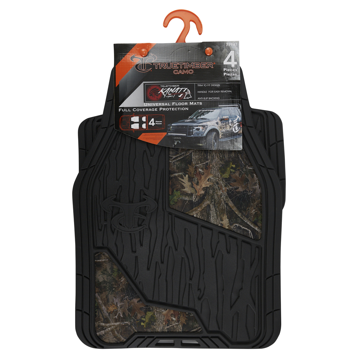 slide 1 of 5, TrueTimber True Timber Kanati Floor Mat, 4 ct