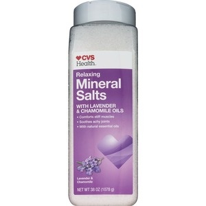 slide 1 of 1, CVS Health Relaxing Mineral Salts, Lavender And Chamomile, 38 oz