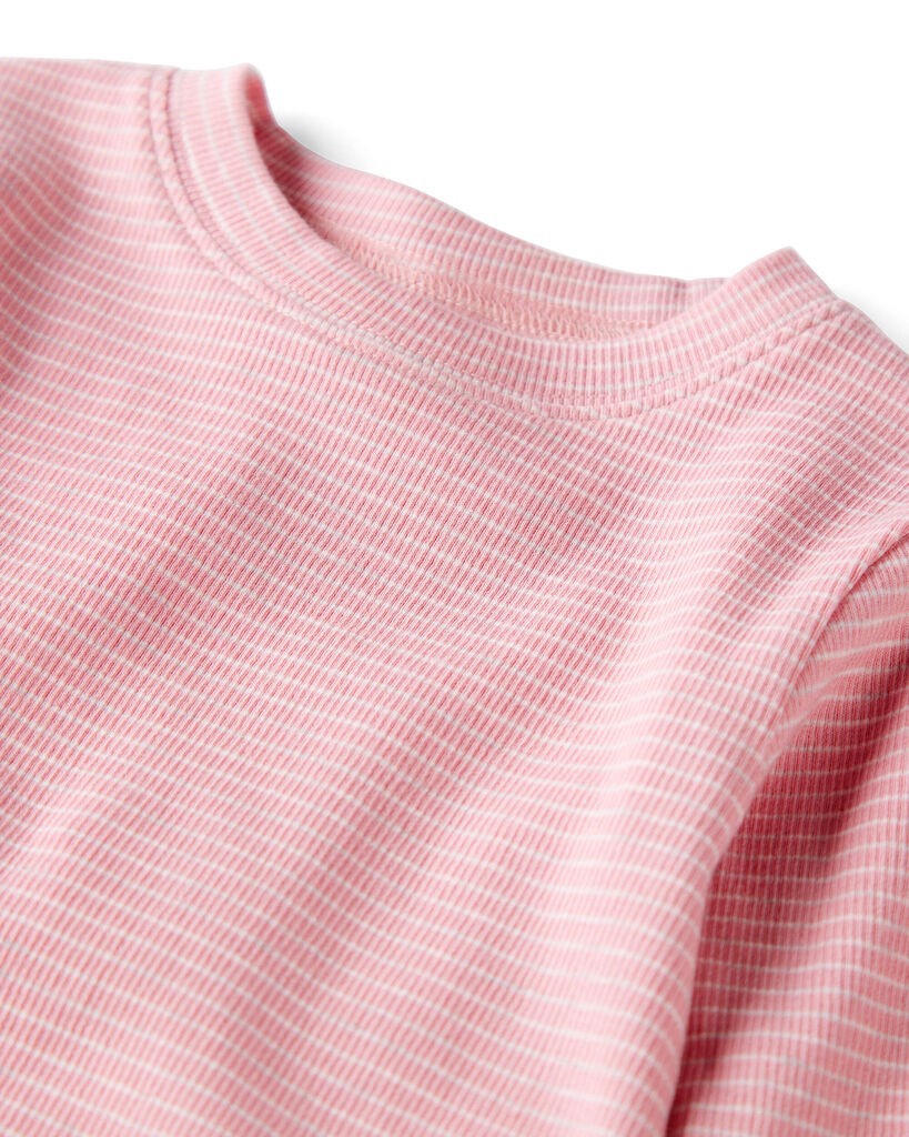 slide 3 of 3, Littleplanet Baby Organic Cotton Pajamas in Stripes Pink Stripes 12M, 1 ct