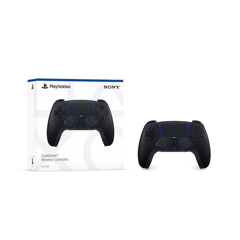 slide 3 of 6, PlayStation DualSense Wireless Controller for PlayStation 5 - Midnight Black, 1 ct