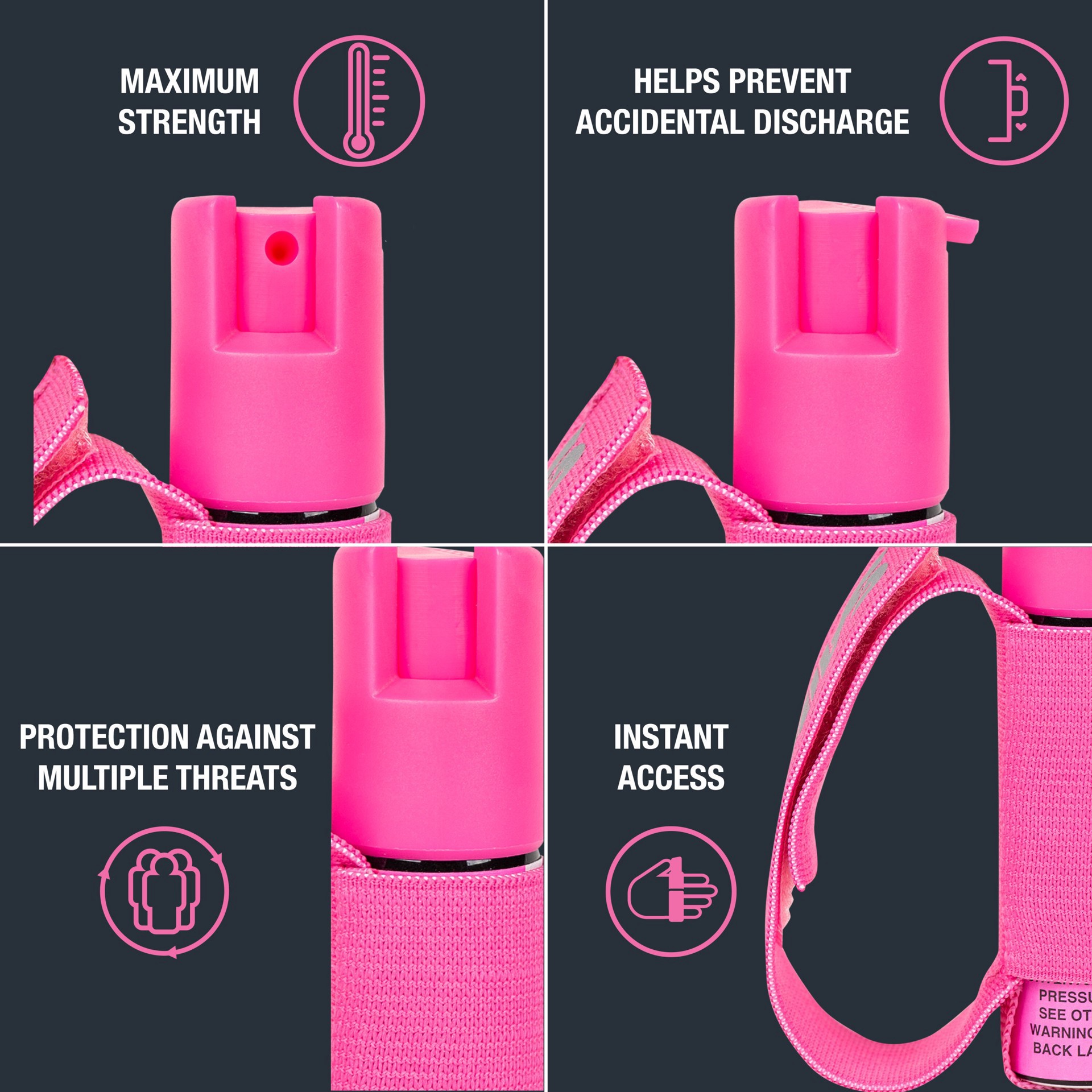 slide 16 of 25, SABRE Runner's Pepper Gel Spray - Pink, 1 ct