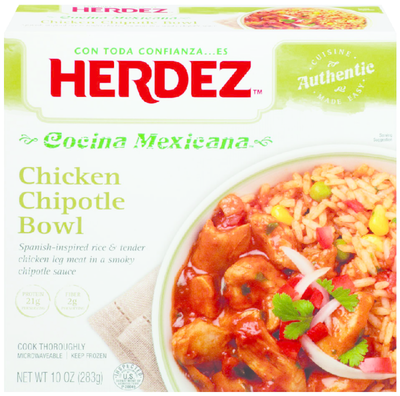 slide 1 of 1, Herdez Cocina Mexicana Chicken Chipotle Bowl, 10 oz