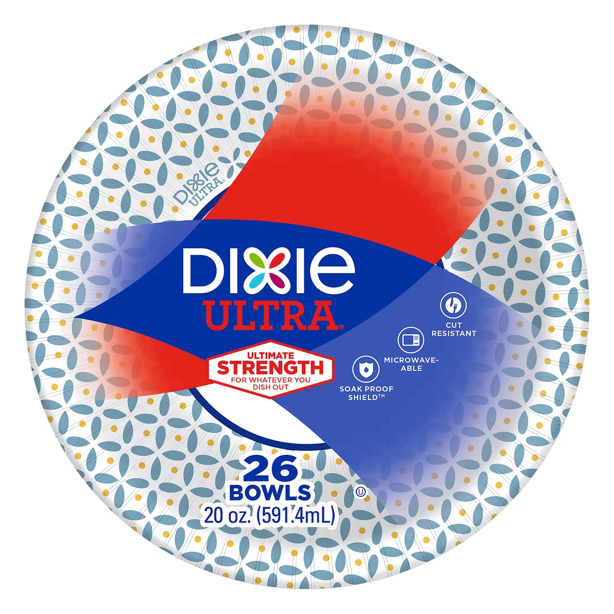 slide 1 of 3, Dixie Ultra Strong Paper Bowls, 26 ct; 20 oz