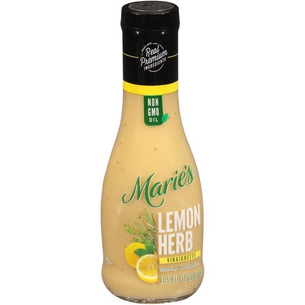 slide 1 of 8, Marie's Lemon Herb Vinaigrette Dressing, 11.5 fl oz