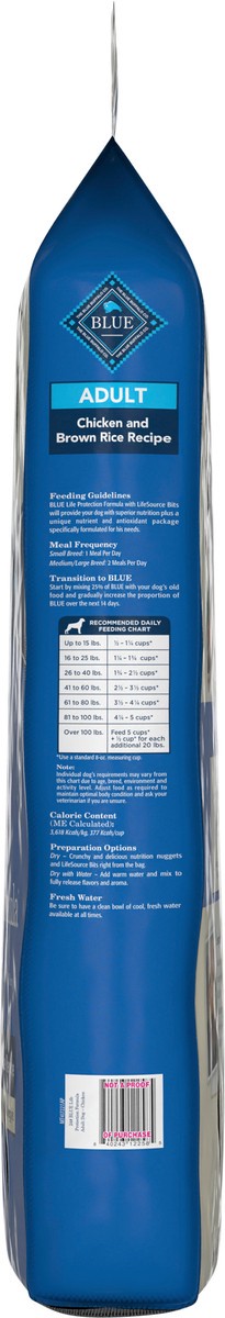 slide 5 of 8, Blue Buffalo Adult Dog Food Chicken & Brown Rice, 24 lb