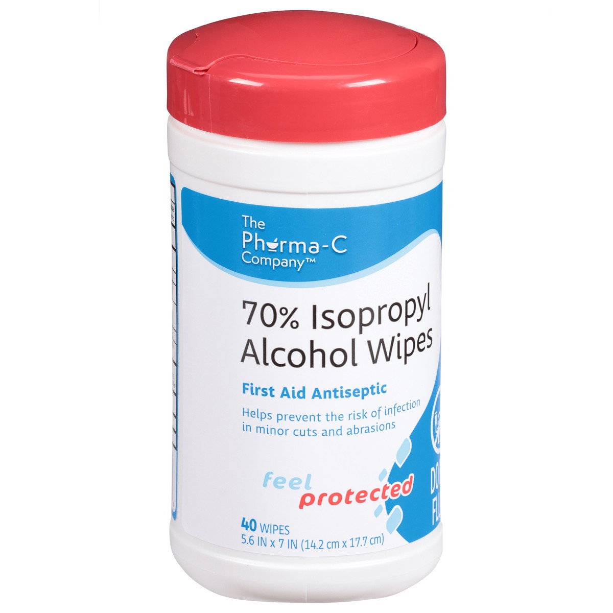 slide 5 of 10, Pharma-C-Wipes Isopropyl Alcohol Wipes 40 ea, 40 ct