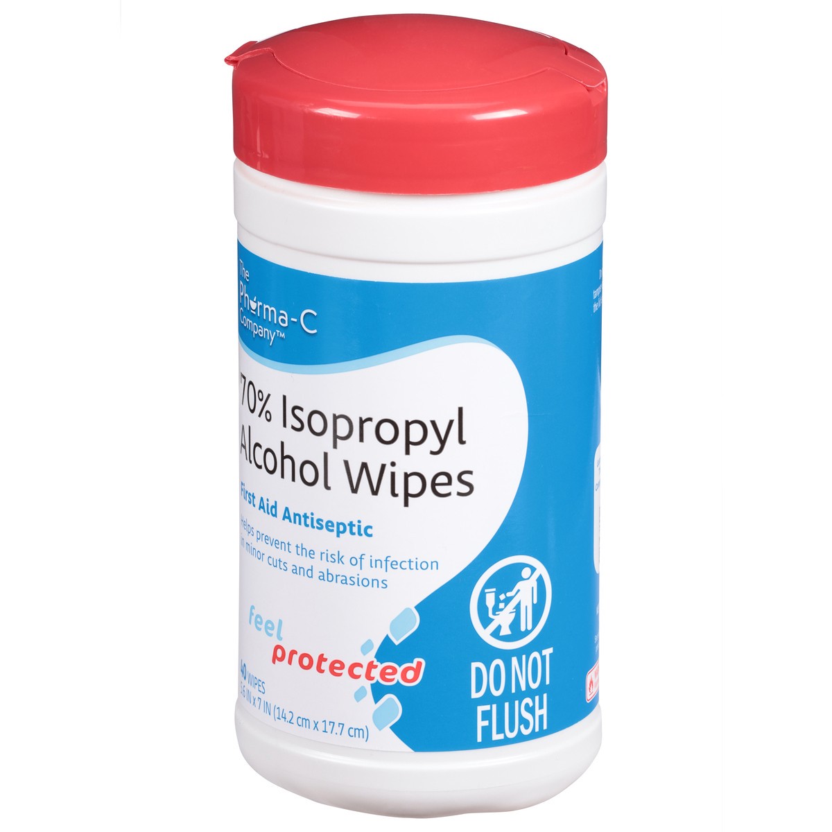 slide 3 of 10, Pharma-C-Wipes Isopropyl Alcohol Wipes 40 ea, 40 ct