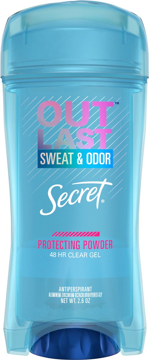 slide 3 of 3, Secret Outlast Xtend Protecting Powder Clear Gel Antiperspirant And Deodorant, 2.6 oz