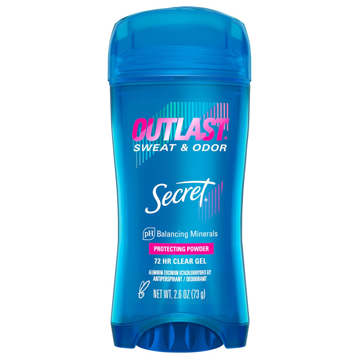 slide 1 of 3, Secret Outlast Xtend Protecting Powder Clear Gel Antiperspirant And Deodorant, 2.6 oz
