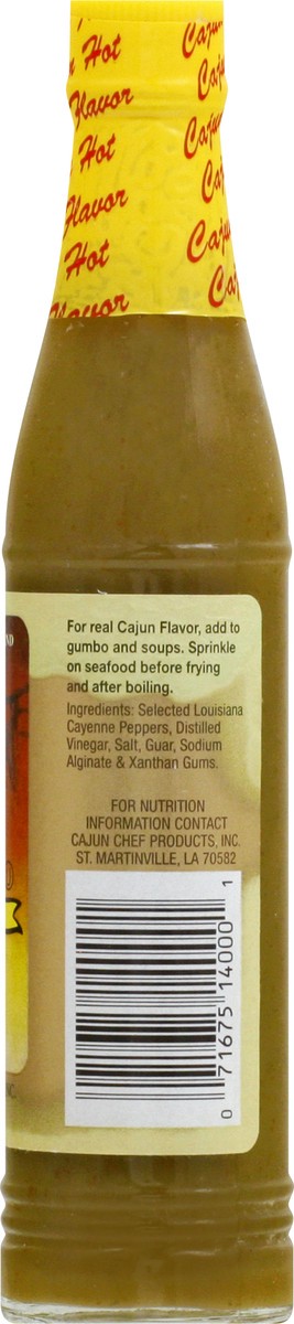 slide 4 of 11, Cajun Chef Green Hot Sauce 3 oz, 3 oz