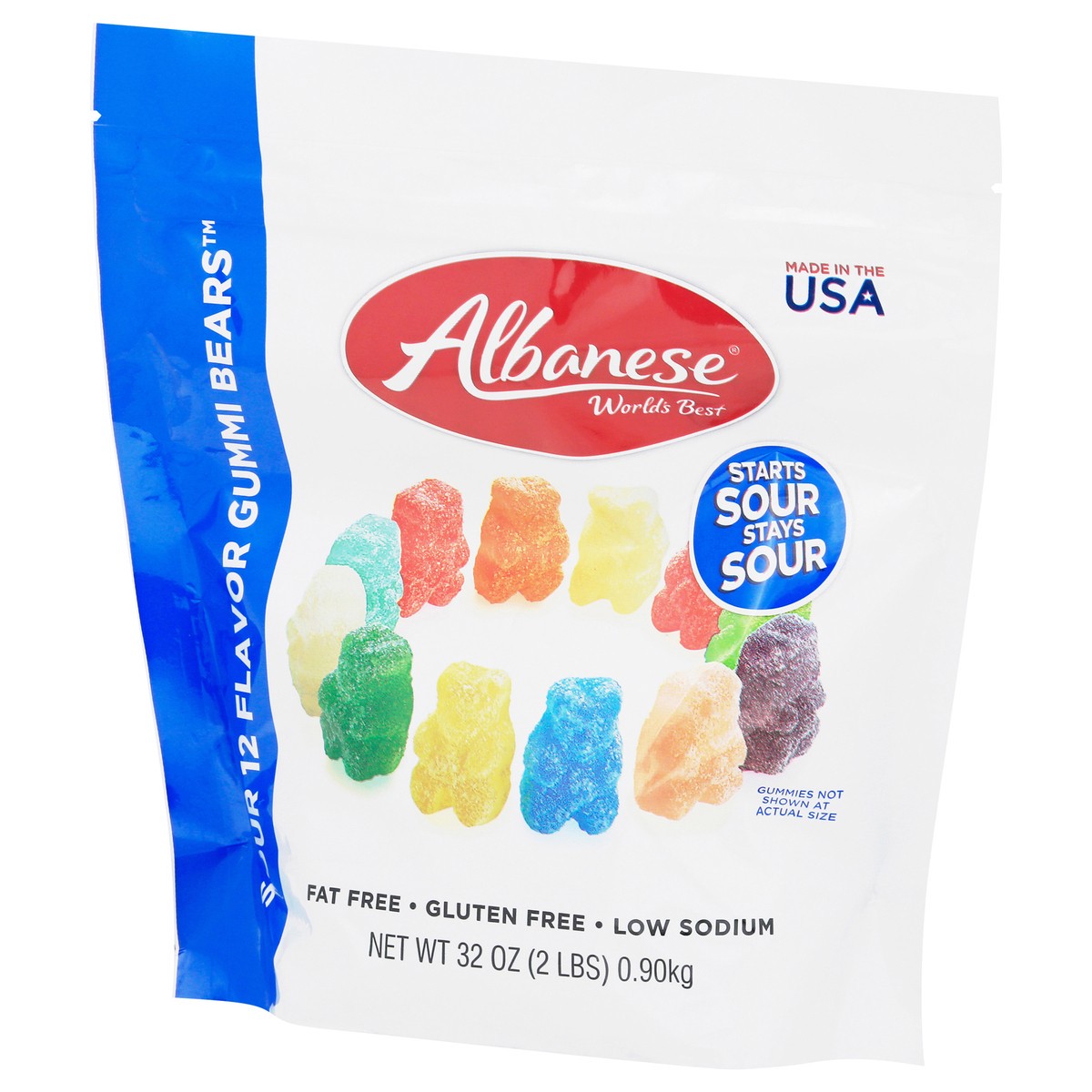 slide 2 of 13, Albanese Sour Gummi Bears Candy, 32 oz