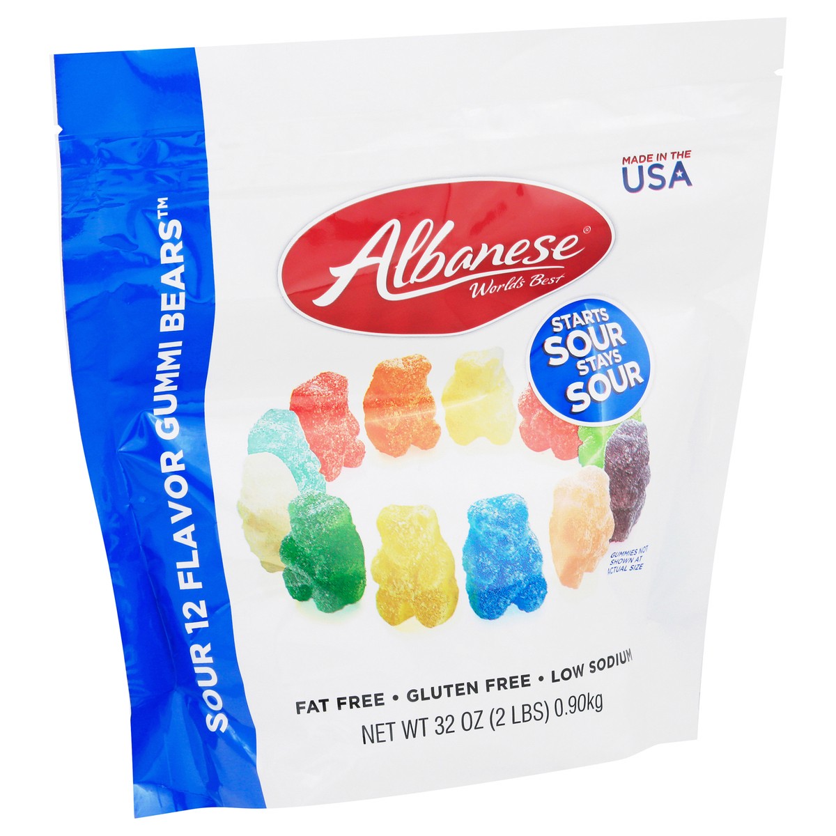 slide 12 of 13, Albanese Sour Gummi Bears Candy, 32 oz