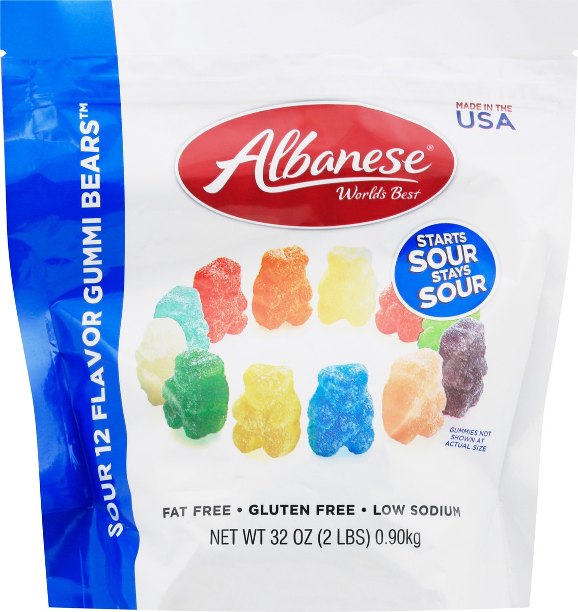 slide 10 of 13, Albanese Sour Gummi Bears Candy, 32 oz