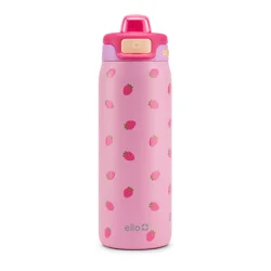 Ello Pop & Fill 18oz Stainless Steel Water Bottle - Strawberries