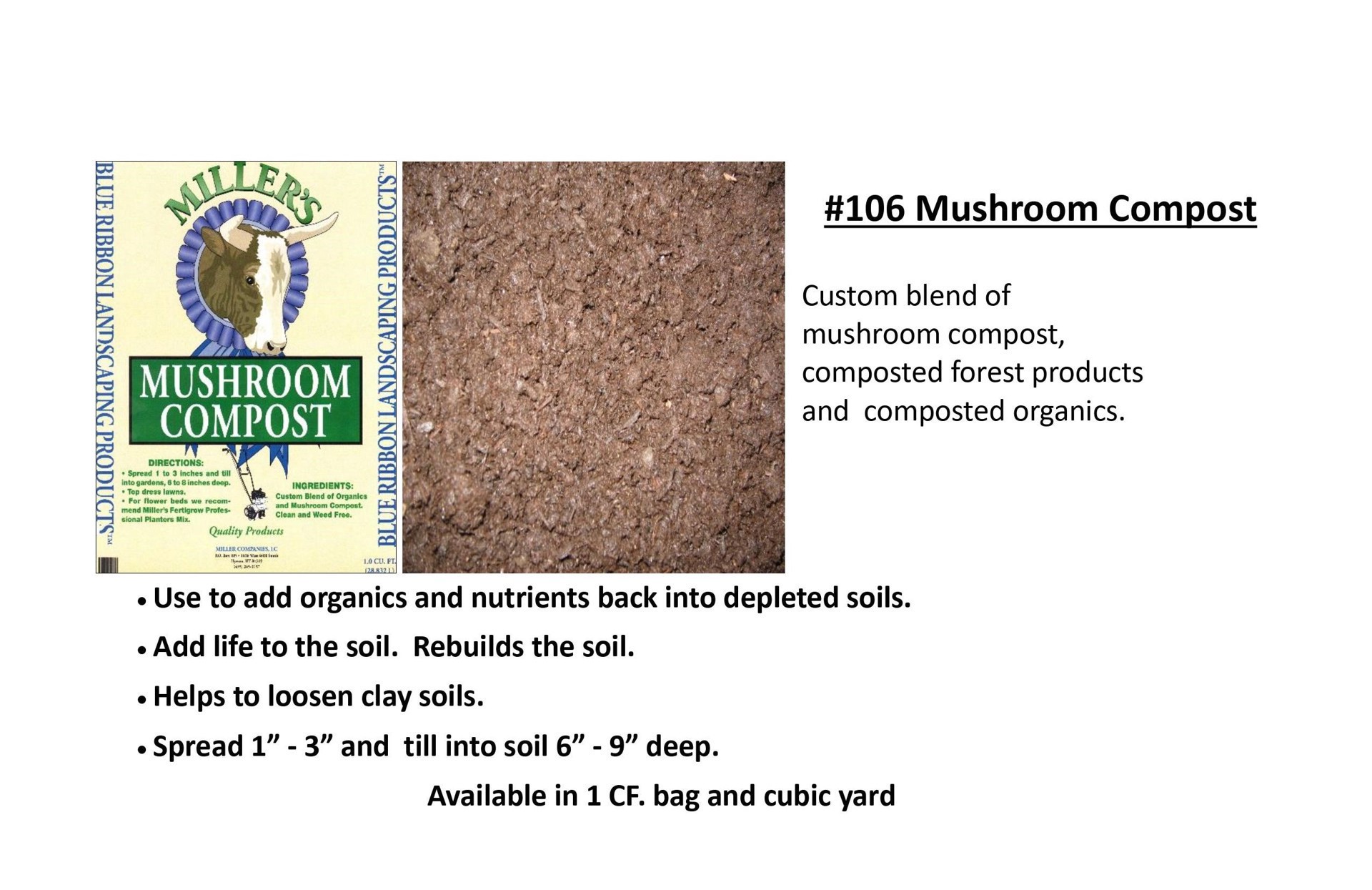 slide 1 of 1, Mushroom Compost, 1 ct