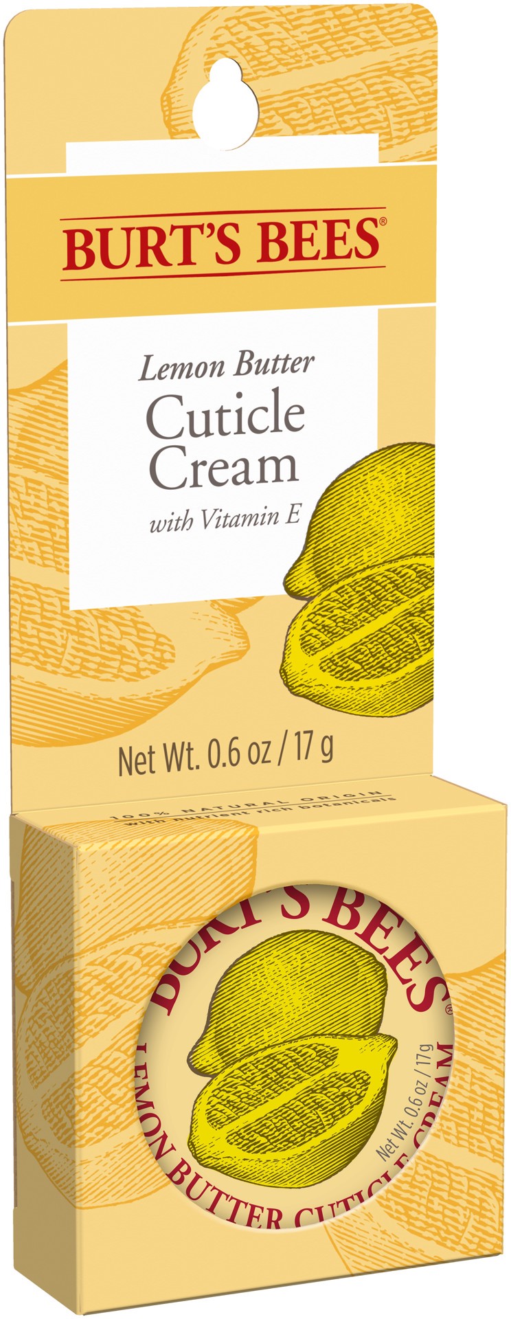 slide 2 of 5, Burt's Bees 100% Natural Lemon Butter Cuticle Cream, 0.6 oz