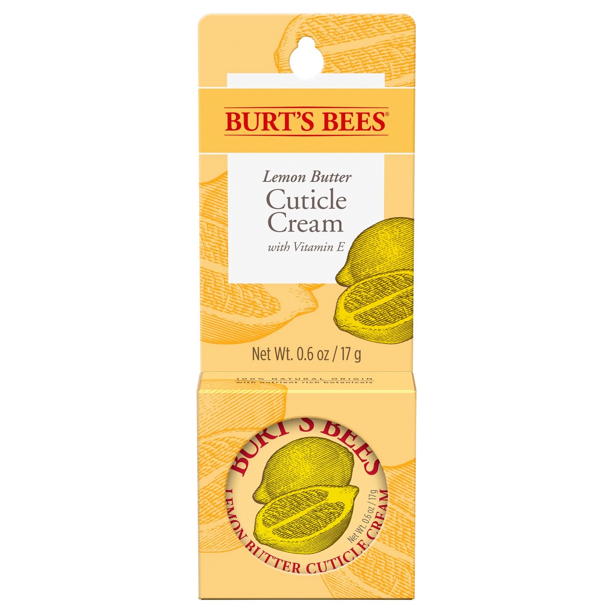 slide 1 of 5, Burt's Bees Natural Origin Lemon Butter Cuticle Cream, 0.6 oz